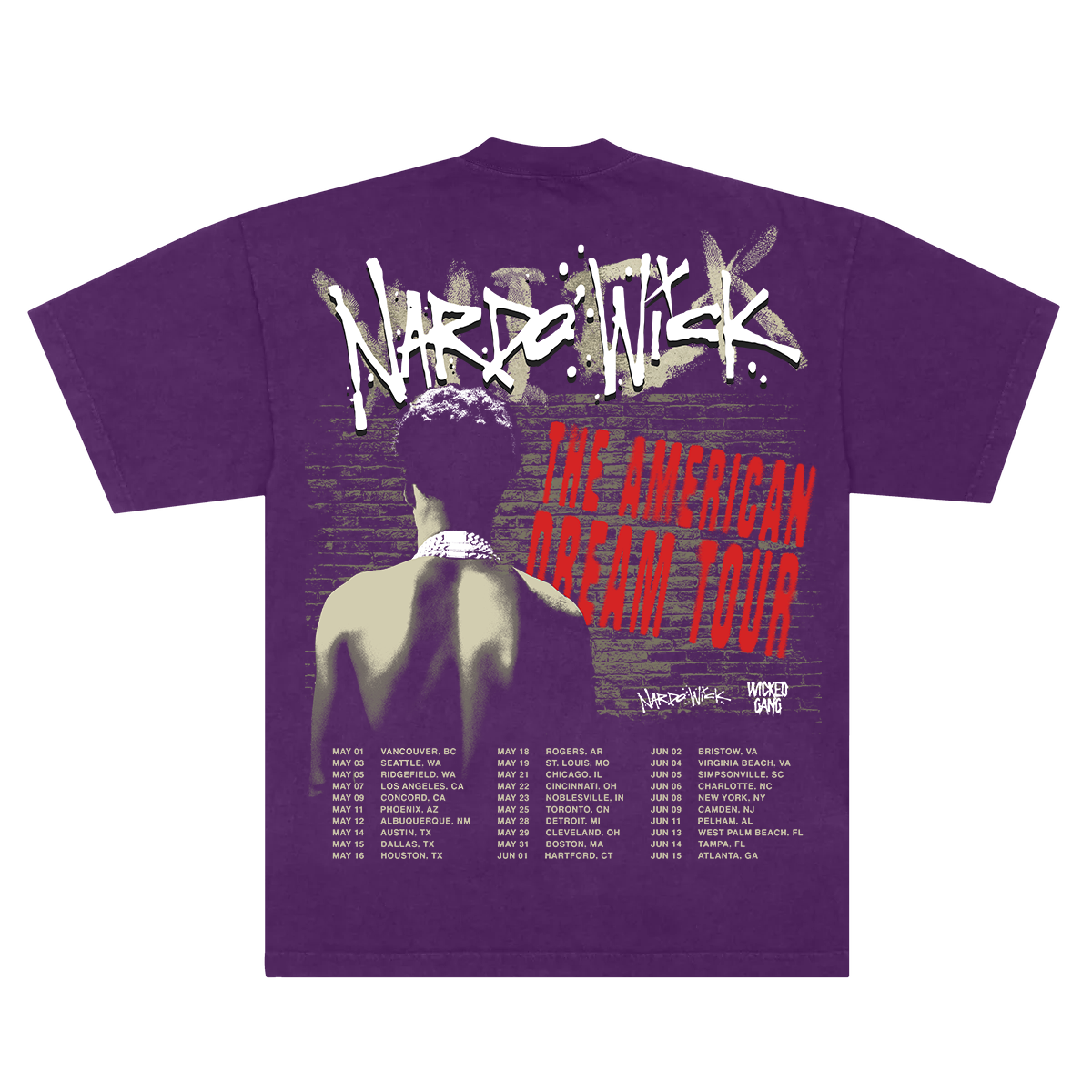 Nardo Wick Purple Tour Tee