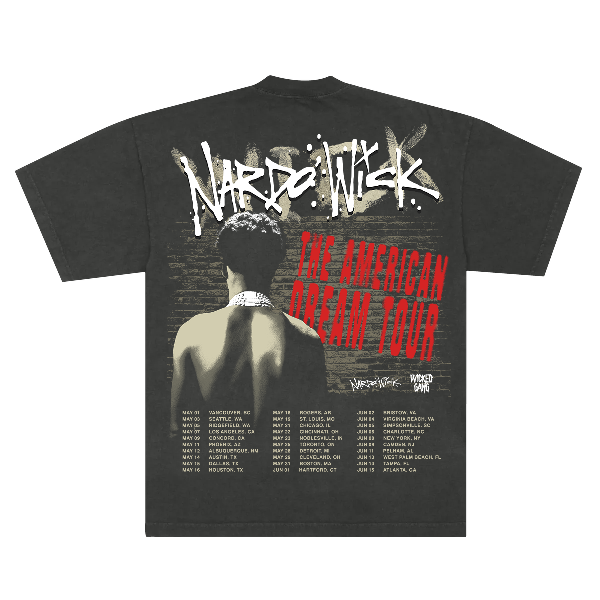Nardo Wick Black Tour Tee